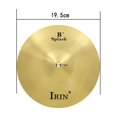 thumbnail image 4 of Platillo Crash Hi Hat de latón profesional, accesorio de repuesto para batería de jazz de 8 pulgadas., 4 of 9