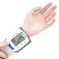 thumbnail image 5 of Mabis Wrist Blood Pressure Monitor Clinically Accurate to Detect Pulse and Irregular Heartbeat While Storing up to 120 Readings with Date and Time, White, 5 of 7