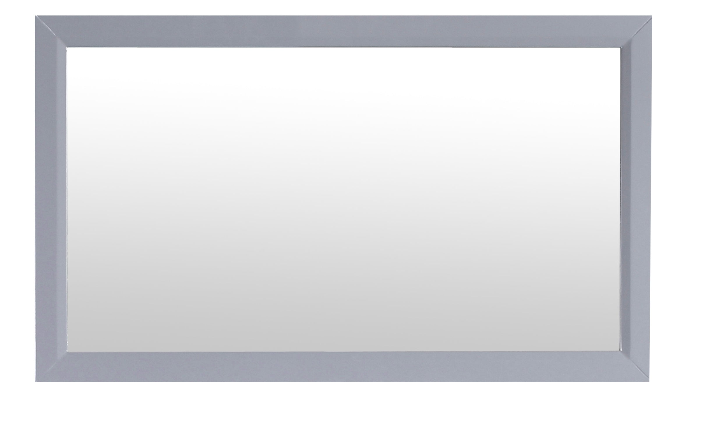 Eviva Aberdeen 48" Grey Framed Bathroom Wall Mirror