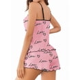 thumbnail image 3 of Avidlove Women's Cami Pajamas Set 2 Piece Cute Heart Print Tank Top with Shorts Sleepwear Camisole Loungwear for Valentine's Day, 3 of 8