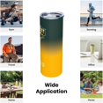 thumbnail image 4 of GreenBay EST 1919 Tumblers 20oz Straight Skinny Car Cups Sports Travel Coffee Mug, Stainless Steel, Insulated,Classic Collection Gifts for Men Women Fans., 4 of 7