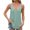 Green, variant on OSOLU Solid Color Women Tank Tops Sleeveless Eyelet Embroidery Neck Loose Fit Casual Summer Shirts Holiday Dailywear