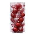 thumbnail image 2 of 30Pcs/Set Festival Style Hanging Decor Beautiful PET Glitter Festive Touch Hanging Ball Pendant for Home, 2 of 8