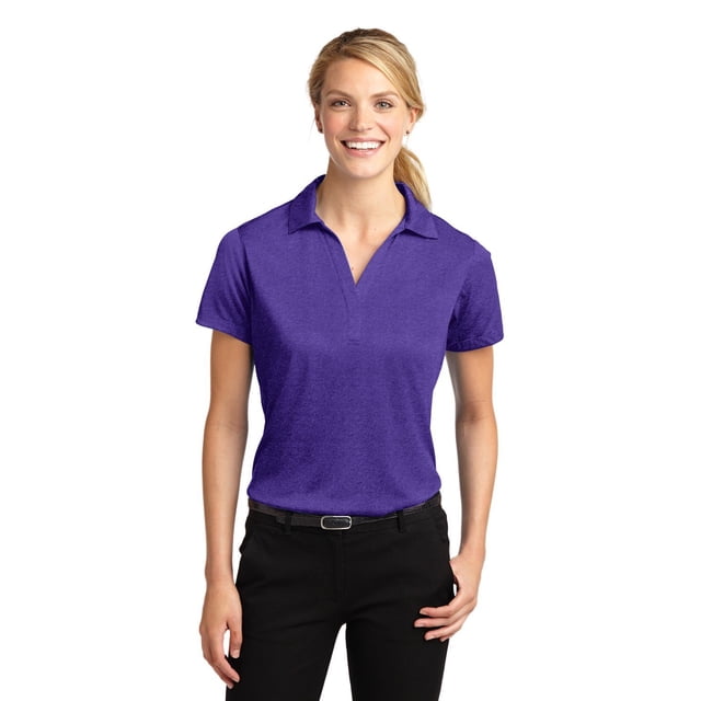 Sport-Tek Polo pour Femmes Heather Contender TP Violet Universitaire Heather