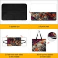 thumbnail image 4 of Dried Flower Butterfly Art Floral Design Picnic Blanket Waterproof Outdoor Beach Blanket Hand-held Pad Suitable for Travel, Camping, Beach, Family Gatherings, 4 of 8