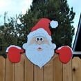 thumbnail image 2 of Decoración de valla de Navidad, Papá Noel, muñeco de nieve, Reno, pingüino, mieker, patio, adornos para interiores y exteriores, regalo de Festival DIY, 2 of 4