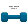 thumbnail image 5 of HAJEX Neoprene Coated HEX Dumbbells - 2, 3, 4, 5, 8, 10, 12, 15 LB in Pairs, BLUE Color, 5 of 5