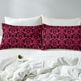 Boho Floral Duvet Cover Set Victorian Queen Bedding Sets,Gothic Paisley