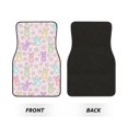 thumbnail image 2 of Balery Colorful Bunny Juego de 4 Alfombrillas para Auto, Revestimientos de Caucho Resistente, Diseño Antideslizante, 2 of 7