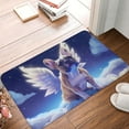 thumbnail image 4 of Uemuo Night Sky Winged French Bulldog Printed Door Mat Indoor Doormat 16"x24",Front Back Door Mats Non Slip Entrance Rugs,Inside Doormats for Entryway, 4 of 9