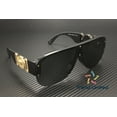 thumbnail image 3 of Versace VE 4391 Plastic Unisex Shield Sunglasses Black 48mm Adult, 3 of 6