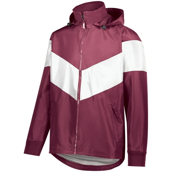 Holloway Sportswear XL Potomac Jacket Maroon/White 229527