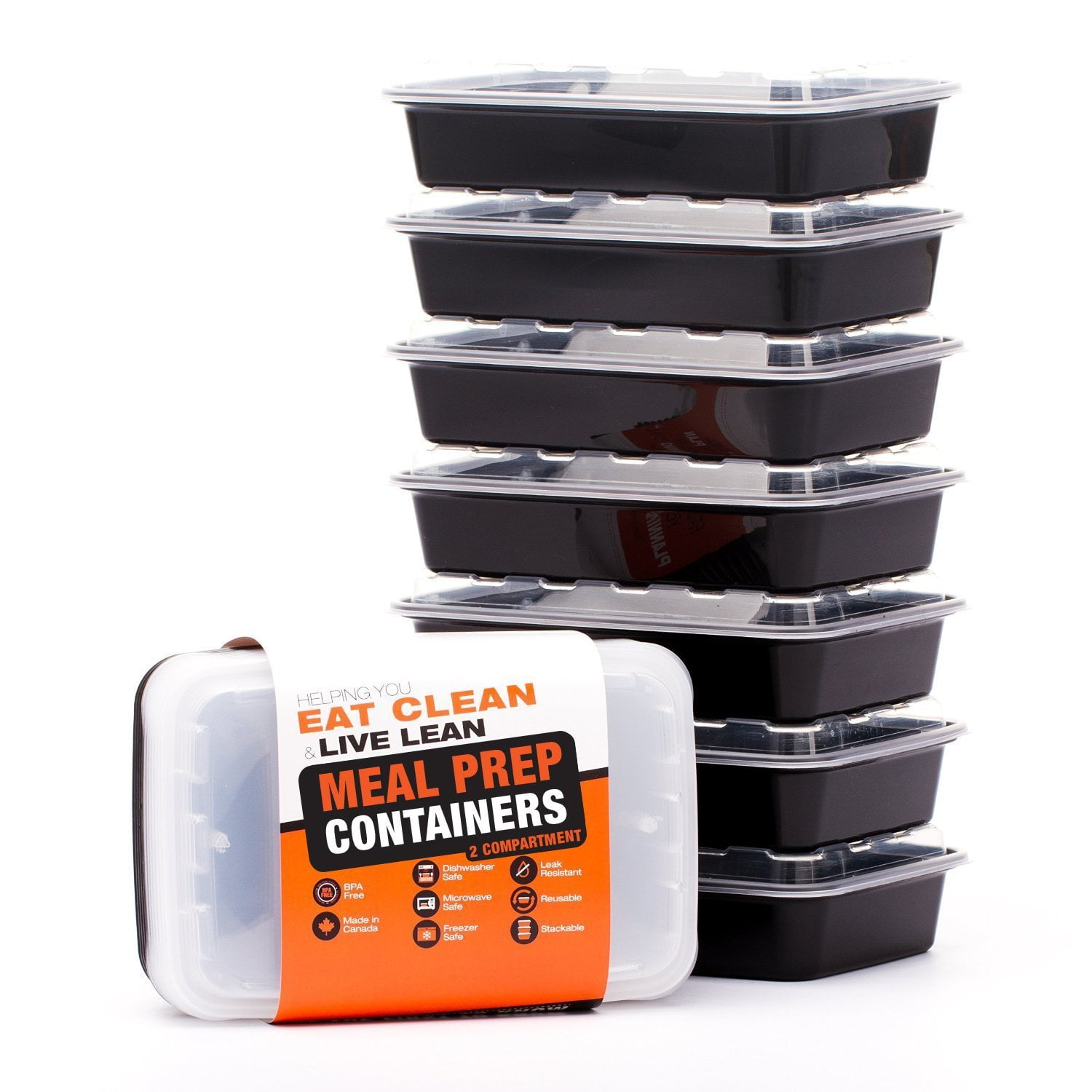 10 Count ISO Meal Prep Containers with Lids Certified BPA-Free Stackable Reusable Microwave/Dishwasher/Freezer Safe 28 oz BLACK 10 Count ISO Meal Prep Containers with Lids Certified BPA-Free Stackable Reusable Microwave/Dishwasher/Freezer Safe 28 oz BLACK