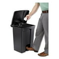 thumbnail image 3 of Safco 9922Bl Large Capacity Plastic Step-On Receptacle 17Gal Black, 3 of 3