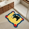 thumbnail image 4 of Seyotauo Funny Bathroom Rugs Cute Shape Washable Home Decoration Rugs Non-Slip Fluffy Small Bath, Absorbent, Non-Slip for Bathroom, Kitchen Sink, Bedroom, Kid's Bedroom, and Living Room, 4 of 6