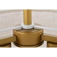thumbnail image 4 of Warehouse of Tiffany Alena Matte Gold 3-Light Two-Tier Fabric Drum Shade Chandelier, 4 of 5