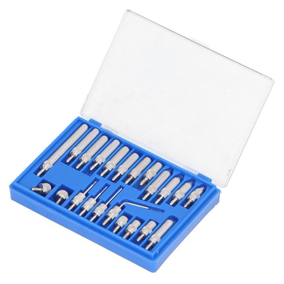 22Pcs Dial Indicator Points Carbide Probe Test End Tips With Blue Storage Box