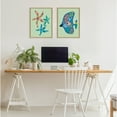 thumbnail image 2 of Kate and Laurel Sylvie Modern Colorful Starfish and Modern Colorful Tropical Fish Framed Canvas Wall Art Set by Rachel Lee, 2 Piece Set 18x24 Natural, 2 of 7