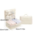 thumbnail image 3 of Compact Packing Cubes 5-In-1 Travel Storage Bags, Space Saving Luggage Organizer Set for Textiles, Light Portable Suitcase Extras for Business Trips and Vacations, 3 of 5