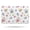 Pioneer Flower Floral-2, variant on Pioneer Flower Floral Print Pattern Bathroom Rugs Mat, Non Slip Microfiber Bathroom Rug with Rubber Backing, Soft Mats for Bathroom Floor Tub Shower, 24"x60"