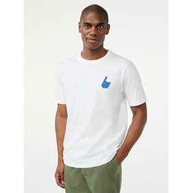 Free Assembly Men's Thumb’s Up Graphic Tee with Short Sleeves