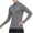 Mens Clothing Gray, variant on Mens Quick Dry Athletic Shirts, Workout Tops for Men Fall Outdoor Sports Solid Color Zip Up High Neck Long Sleeve T-Shirts with Thumb Holes S-2XL
