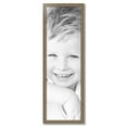 thumbnail image 2 of ArtToFrames 15" x 48" Aged White Gold Picture Frame, 15x48 inch Silver Wood Poster Frame (WOM-2036),  Pack, 2 of 7