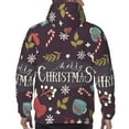 thumbnail image 5 of Bingfone Merry Christmas Men'S Drawstring Hoodie Long Sleeve Pocket Sweatshirts-Medium, 5 of 9