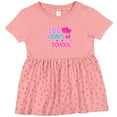 thumbnail image 3 of Inktastic 100 Days of School in Pink and Purple with Crown Girls Baby Dress, 3 of 5