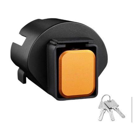 Nishiyuenyi Trailer Coupler Lock 2 and 2-5/16 Coupler Carbon Steel Professional