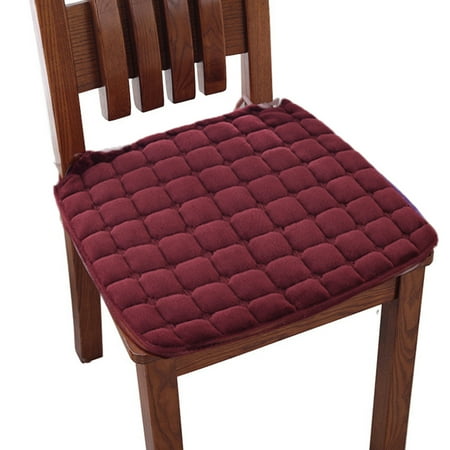 

Flm Seat Cushion Solid Color Tie On Polyester 40cm/45cm Anti Skid Chair Pad for Dining Room