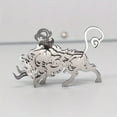 thumbnail image 1 of 3D Metal Mythical Animal Trendy Model With Full Texture And Strong Hands-on Ability Pegasus Kirin Nine-Tailed Fox Taurus Boys Cool Ornaments, 1 of 4