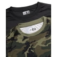 thumbnail image 3 of RBX Boys Tshirts - 2 Pack Dry Fit Crewneck Short Sleeve Boys Athletic Shirts Kids Activewear (8-16), Size 14-16, Green Camo, 3 of 7
