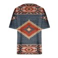 thumbnail image 4 of ICHUANYI Clearance Women Fashion Casual Printing Short Sleeve Loose Tee Tops Tunic Blouse(Navy, XL) ICHUANYI WER2023081113279, 4 of 5