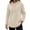 Beige, variant on Women's Hooded Sweater Furry Pullover Long Sleeve Tops with Drawstring,Warm Windproof Fall Daily Casual Comfy Wear,Beige,S