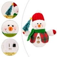 thumbnail image 5 of Christmas Table Decorations Pre-lit Cute Plush Snowman with Warm LED Lights, 2Pcs 8.27Inch LED Lighting Snowman Tabletop Figurine, Winter Xmas Decor for Home Indoor Kitchen Room Holiday Party, 5 of 9
