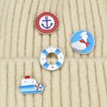 thumbnail image 3 of Set de broches con diseño náutico de dibujos animados de pato para mujeres y hombres, 3 of 3