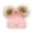 Newborn-9 Months - Pink, variant on CC Baby Double Pom Winter Beanie - Criss-Cross Pattern, Fits Newborn to 9 Months, Soft & Cozy Baby Hat with Plush Pom, Authentic CC Brand - Soft, Warm Hats for Babies and Toddlers - Cozy Winter Wear