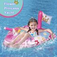 thumbnail image 4 of 10Leccion Toddler Pool Float for Girls with Squirt Gun, Pink Inflatable Pool Toys for Kids, 4 of 5