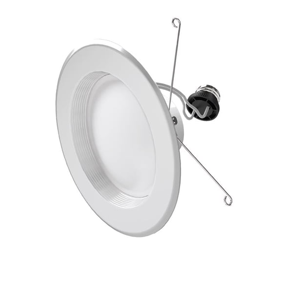 Foco empotrable Feit LED de 75 W, 5/6 pulgadas, blanco, cableado, 120 V