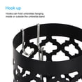 thumbnail image 4 of Round Umbrella Stand Rack Metal Umbrella Holder with Drip Tray For Home Office Decoration,Black, 4 of 5
