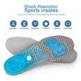 thumbnail image 4 of Plantilla Deportiva MARRDO Gris Gel de Sílice Amortiguación de Resorte Absorción de Golpes para Corr, 4 of 8