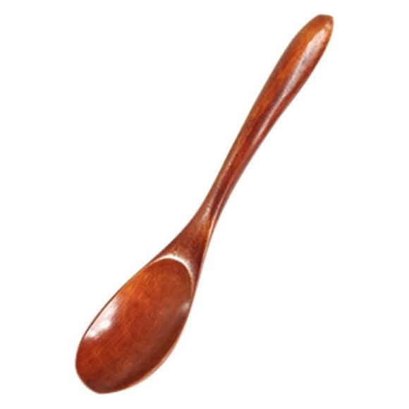 Wooden Spoon Bamboo Kitchen Cooking Utensil Tools Soup-Teaspoon Tableware