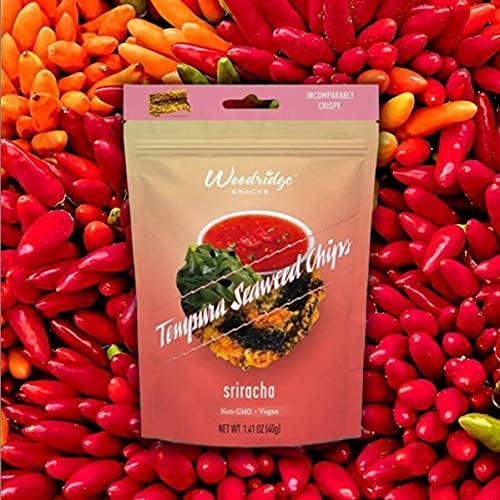 Woodridge Sriracha Tempura Seaweed Chips, 1.41 oz