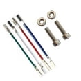 thumbnail image 1 of 4-Piece 5N Swivel Cable Set for Record Needle Player Stand Accessories+Screw, 1 of 8