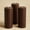 Brown, variant on Balsa Circle 6 White 3x9 in Dripless Round Unscented Pillar Candles Party Wedding Reception Centerpieces Event Home Decorations Supplies