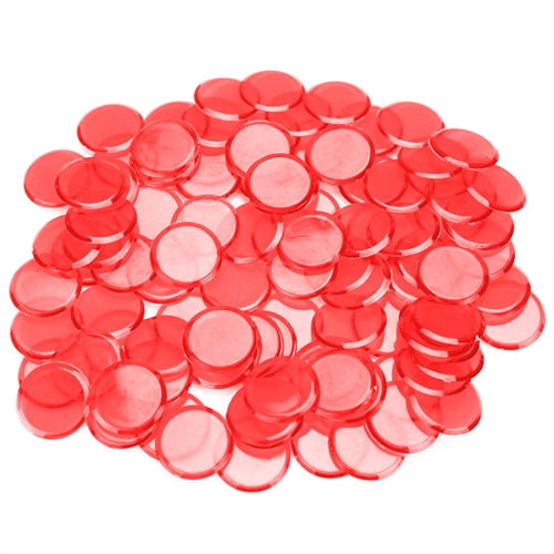 Red Bingo Chips Number