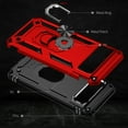 thumbnail image 4 of Decase Rugged Case for Google Pixel 8 Pro with Ring Kickstand Magnetic Car Mount,Soft TPU & Hard PC Anti-scratch Heavy Duty Cover With Screen Protector,Full Body Case for Google Pixel 8 Pro - Red, 4 of 7