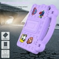 thumbnail image 6 of Kids Cover Case for Amazon Kindle Fire HD8 / HD8 Plus 2020/2022/2024, EVA Dropproof Handle Kids Friendly Rugged Lightweight Child Case for Amazon Kindle Fire HD8 / HD8 Plus 2020/2022/2024, Lightpurple, 6 of 8