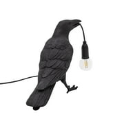 Naittoop Crow Lamp Raven Lamp Adjustable Brightness with Bulb,Bird lamp,Crow Light Gothic Decor for Bedside Bedroom Living Room Decor